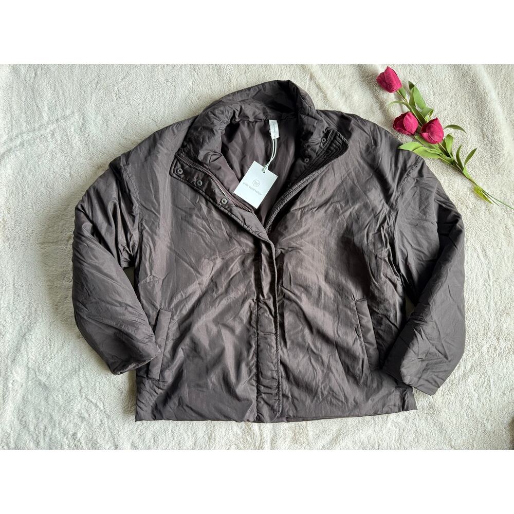 We Wander Brown Puffer Jacket Size Medium Stitch Fix NWT